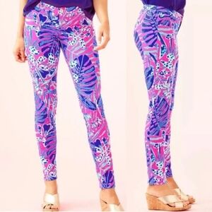 Lilly Pulitzer Kelly pant in Bougainvillea Pink Cliffside Garden